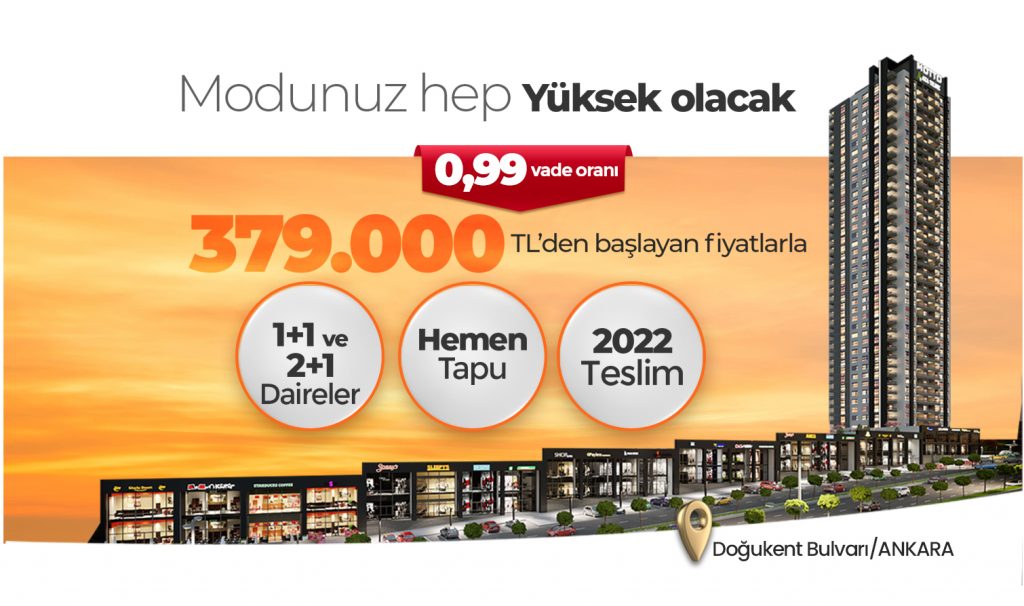 Motto Ankara’da Modunuz Hep Yüksek Olacak