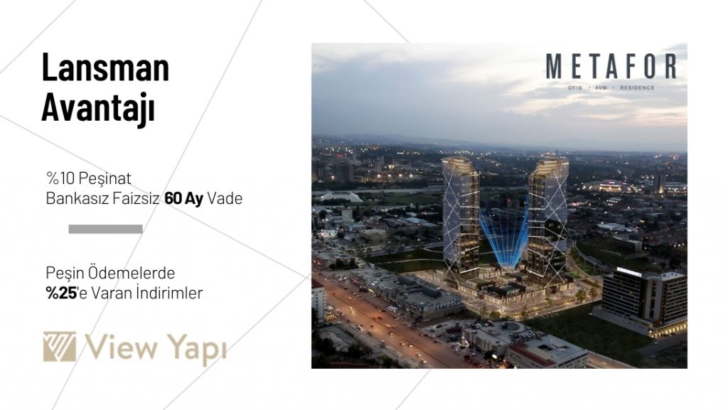 Metafor Ankara’da Lansmana Özel Fiyatlar!