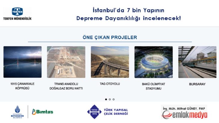 İstanbul’da 7 bin Yapının Depreme Dayanıklılığı incelenecek!