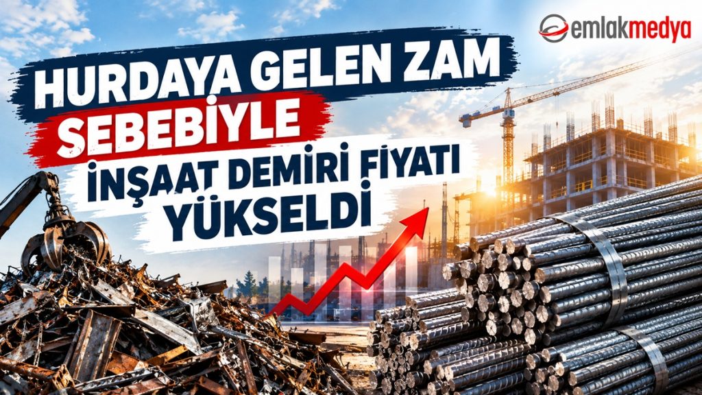 Hurdaya gelen zam sebebiyle inşaat demiri fiyatı yükseldi
